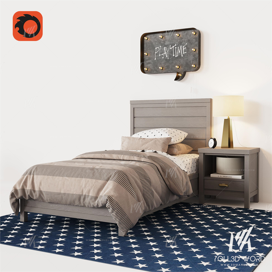 ASHBY UPHOLSTERED PLATFORM BED